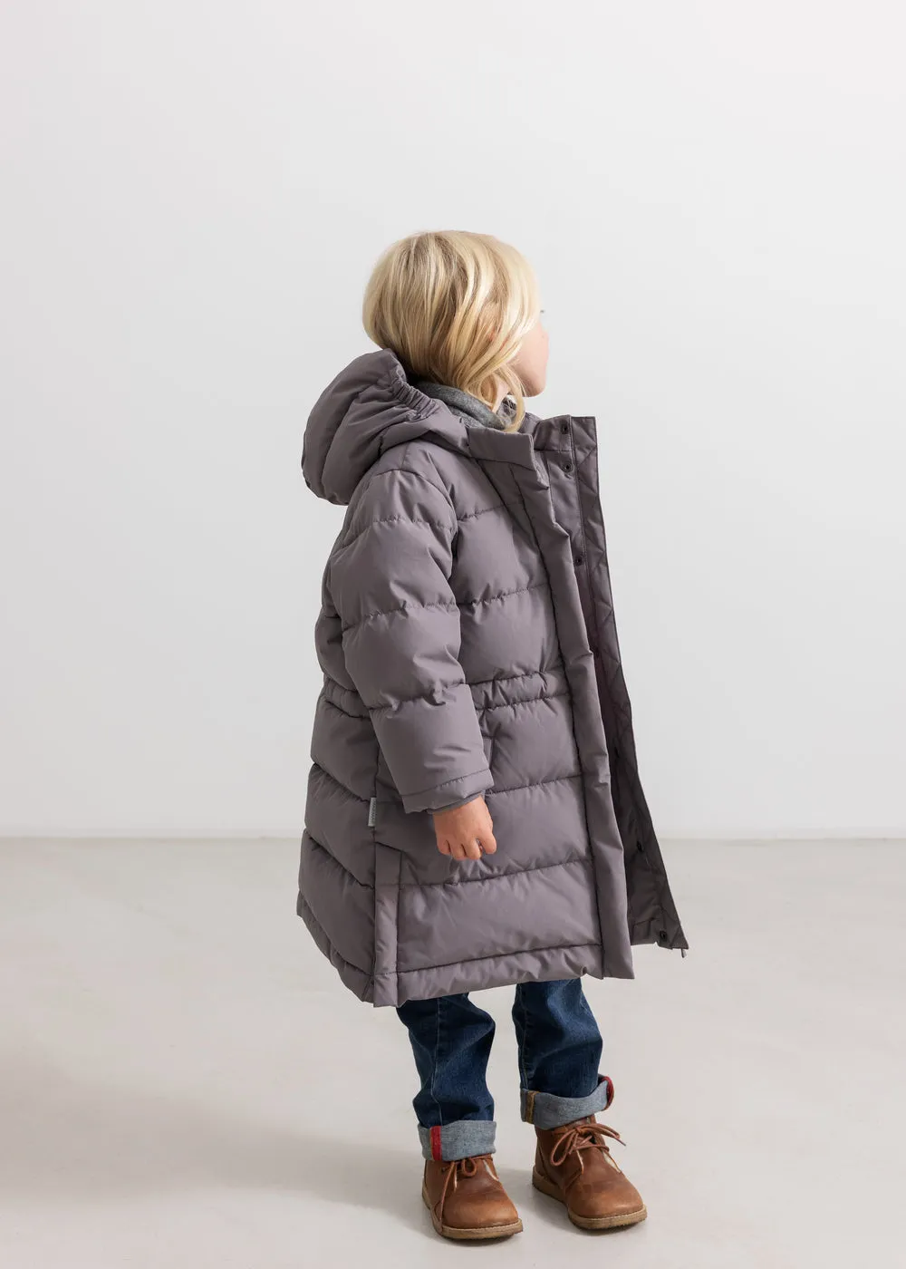 MarMar Oxford Coat dunfrakke Plum Stem lang