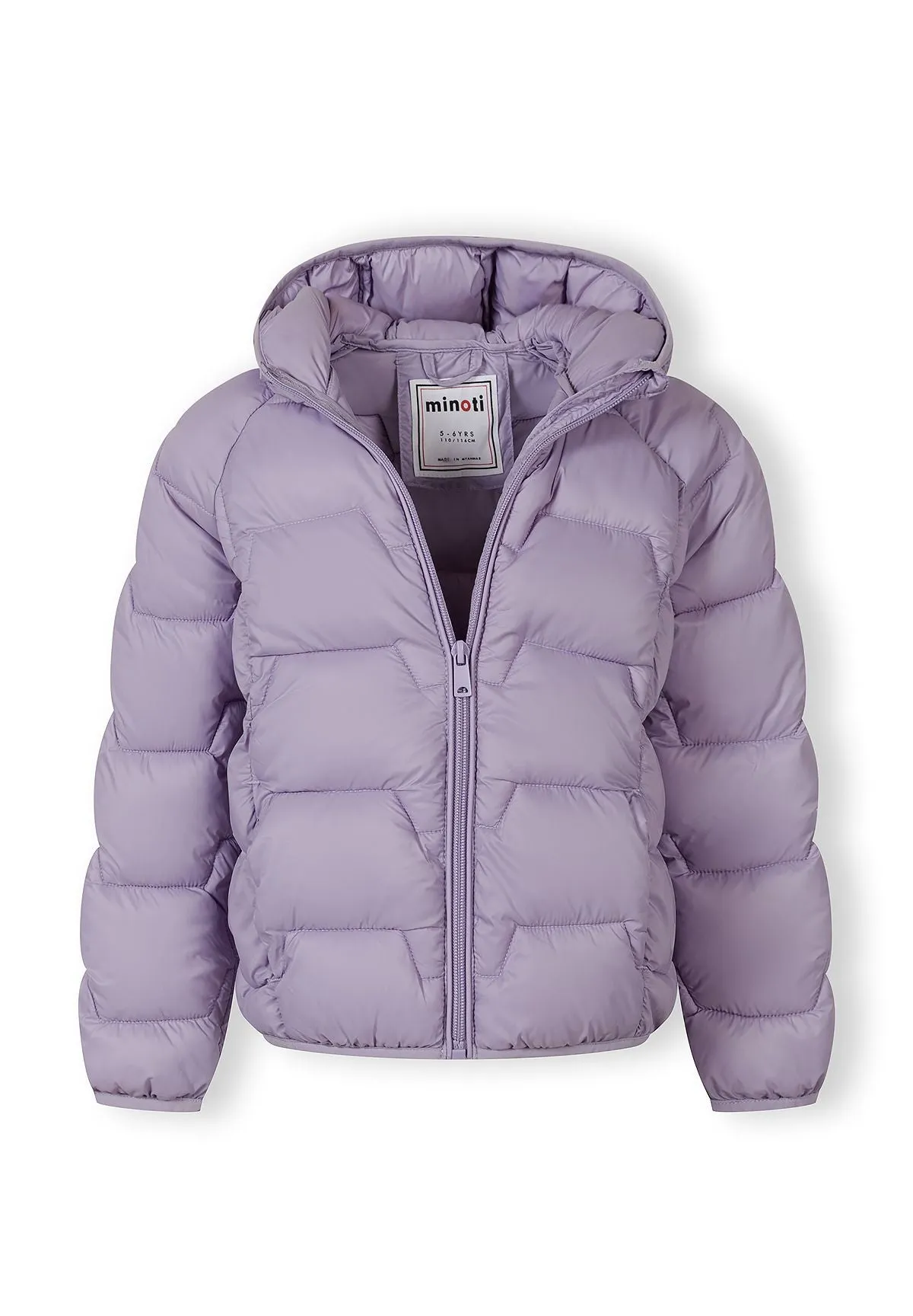 Minoti 44581 stepjakke lilla nylon let foer