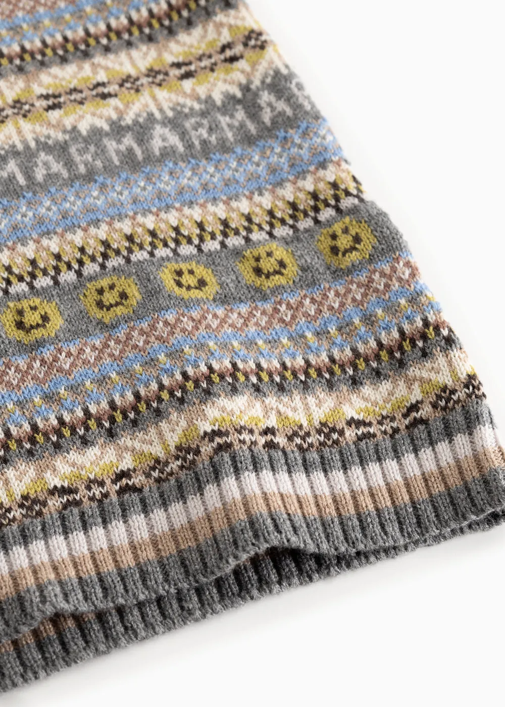 MarMar Taj strikvest Fair Isle bomuldsuld