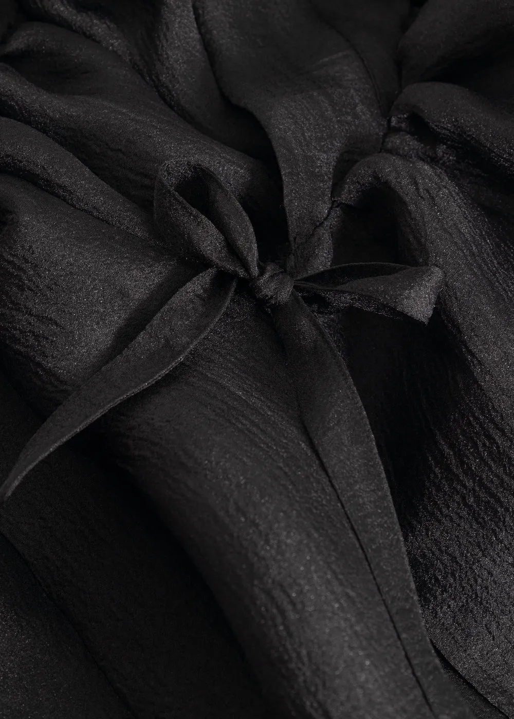 MarMar Dabia W kjole Black organza slå-om