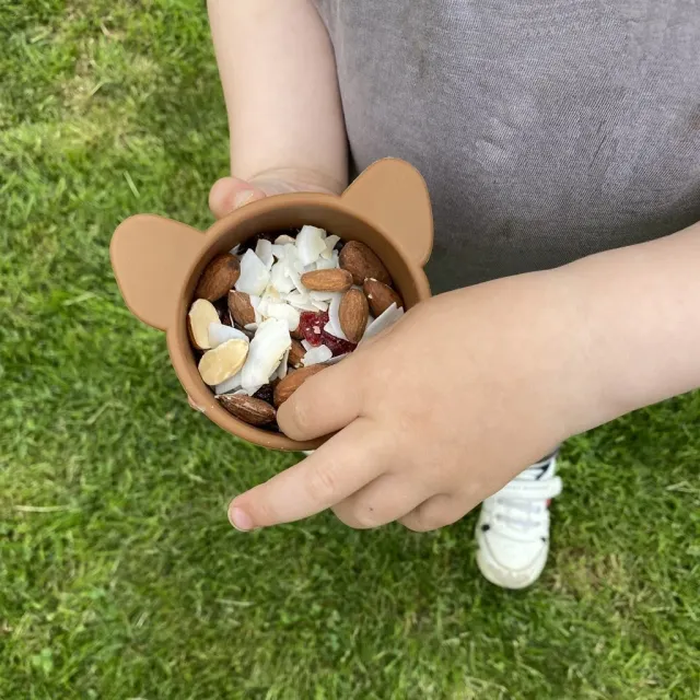 nuuroo Rosa snackskål silikone 2-pak caramel cafe