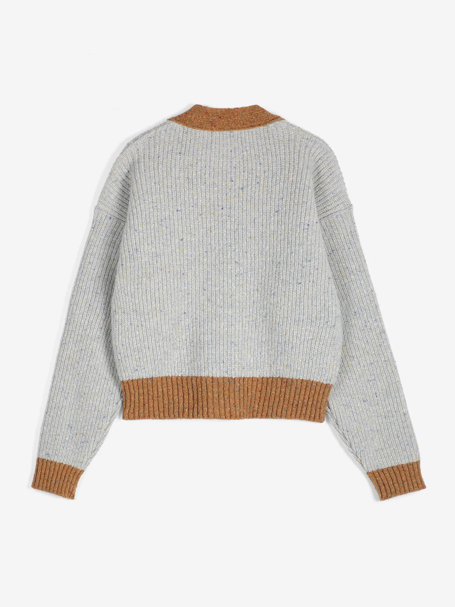Bobo Choses Color Block strikcardigan lyseblå XS-XL