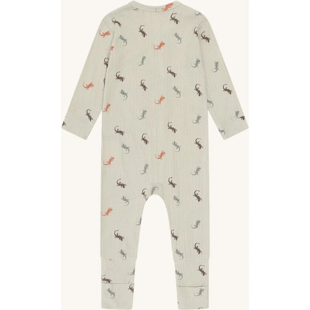 Hust & Claire Mulle Lizards natdragt Greene Stone bambus