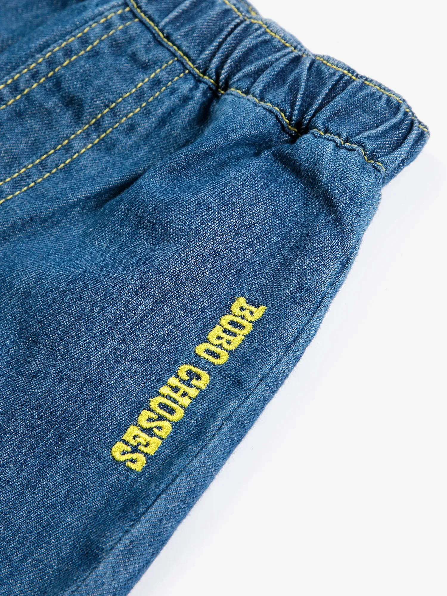 Bobo Choses Taxi Saurus Tag denimbukser midnatsblå baby