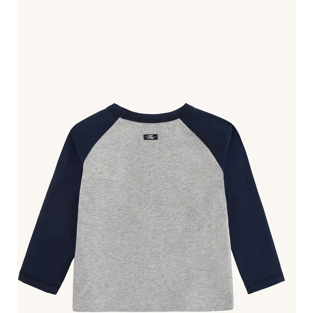 Hust & Claire HCAnton Dear T-shirt Soft Grey Melange øko