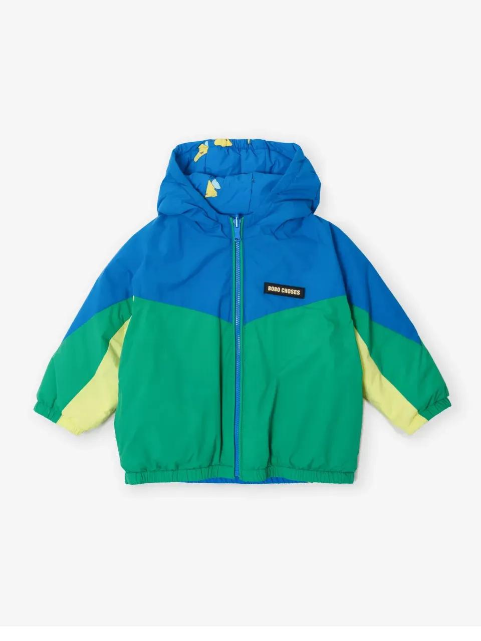 Bobo Choses Mush Monster Duo reversible anorak blå 12M genanvendt