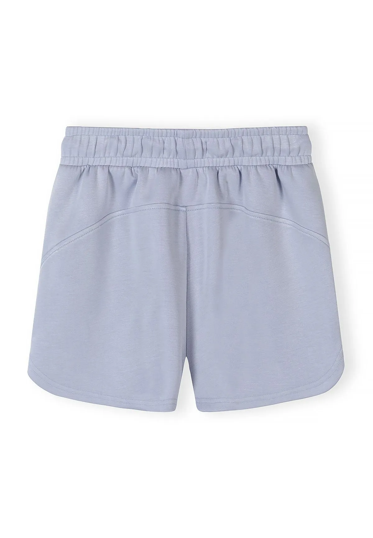Minoti 44981 sæt til kvinder sweatshirt shorts lyseblå