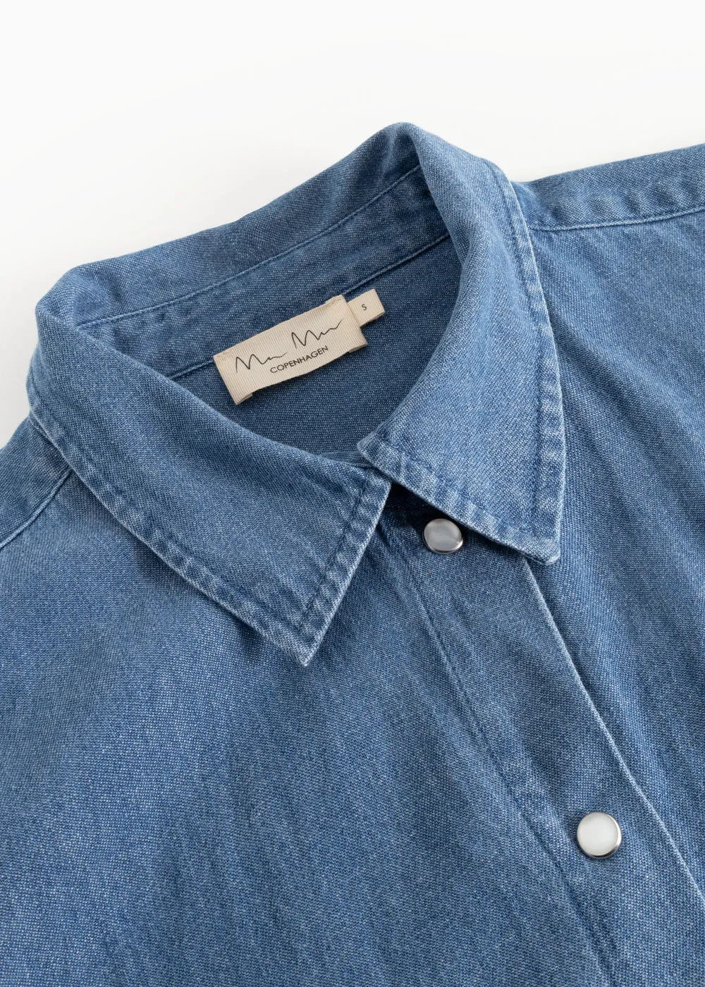 MarMar Telo W skjorte Blue Denim blød bomuld