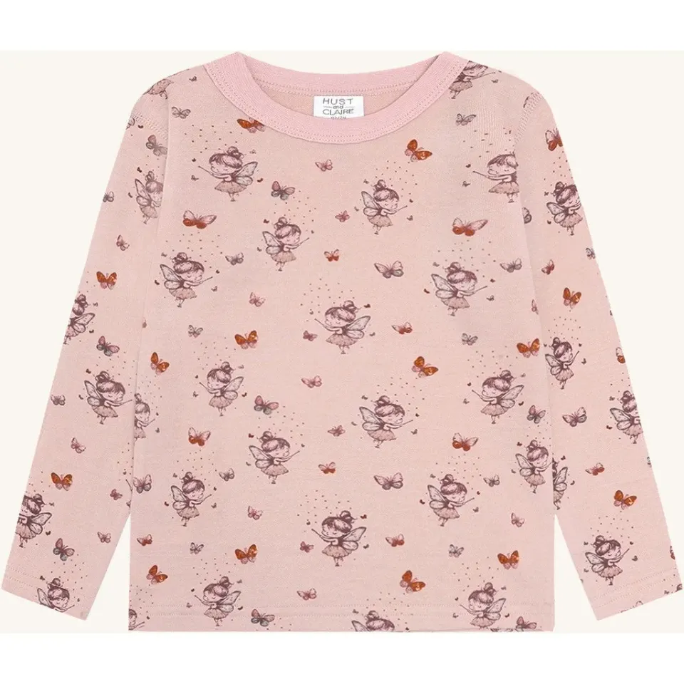 Hust & Claire HCAbba Fairy bluse Dusty Rose uld