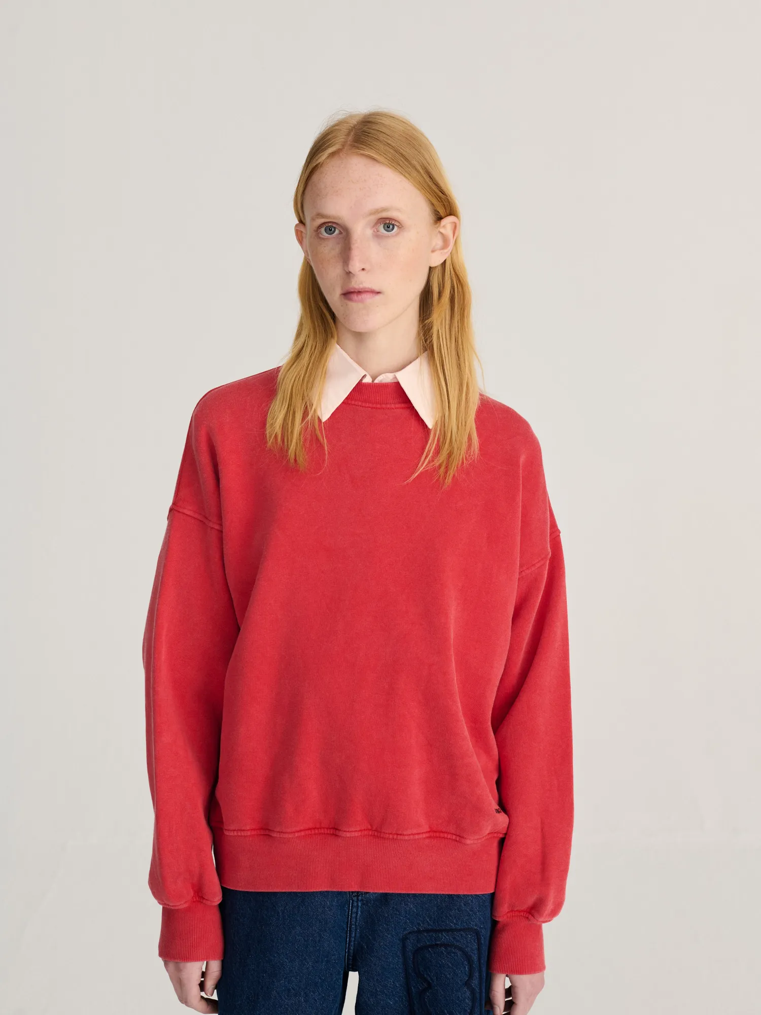 Bobo Choses Hidden monster sweatshirt rød løs