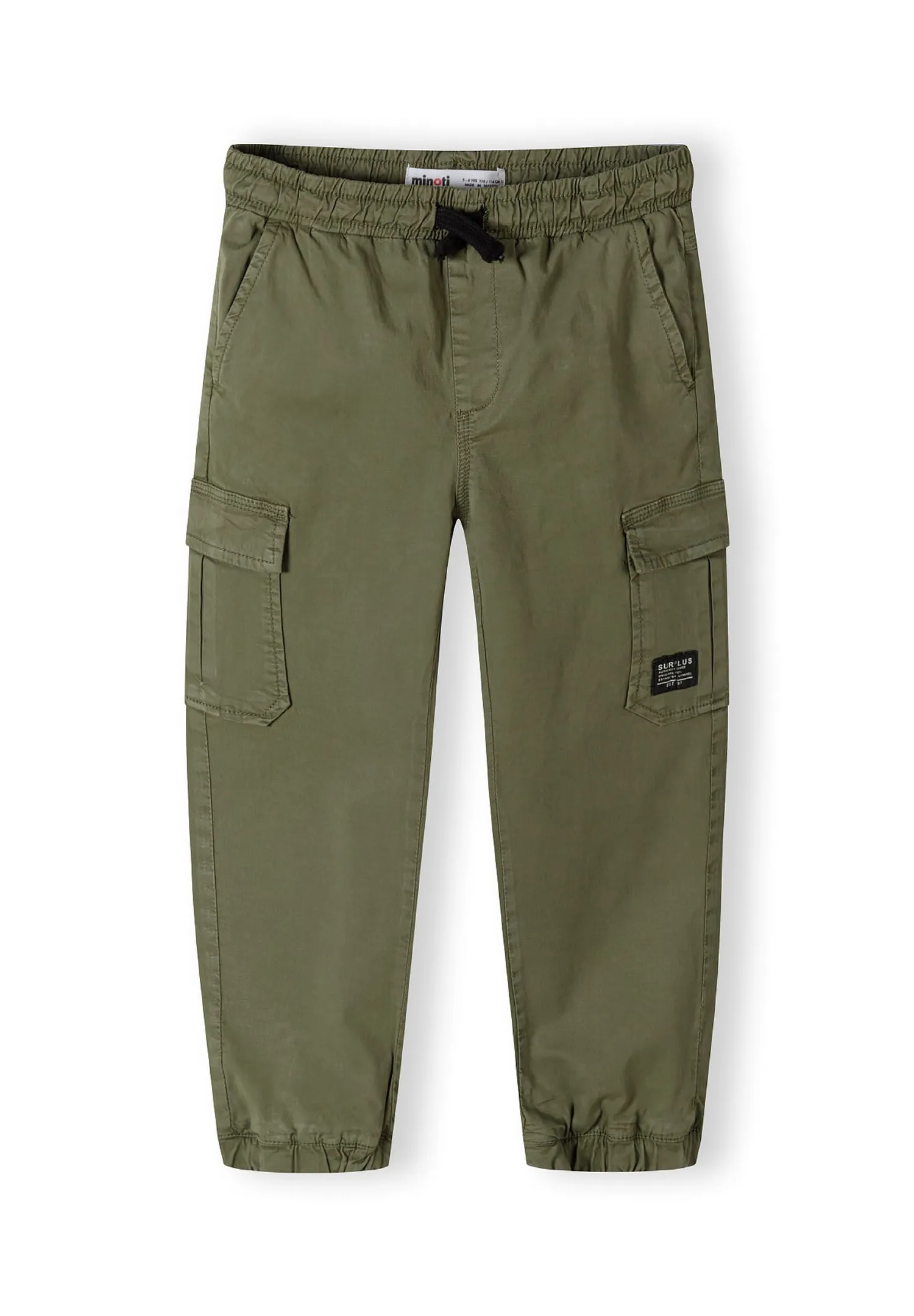 Minoti 43797 cargobukser khaki bomuld