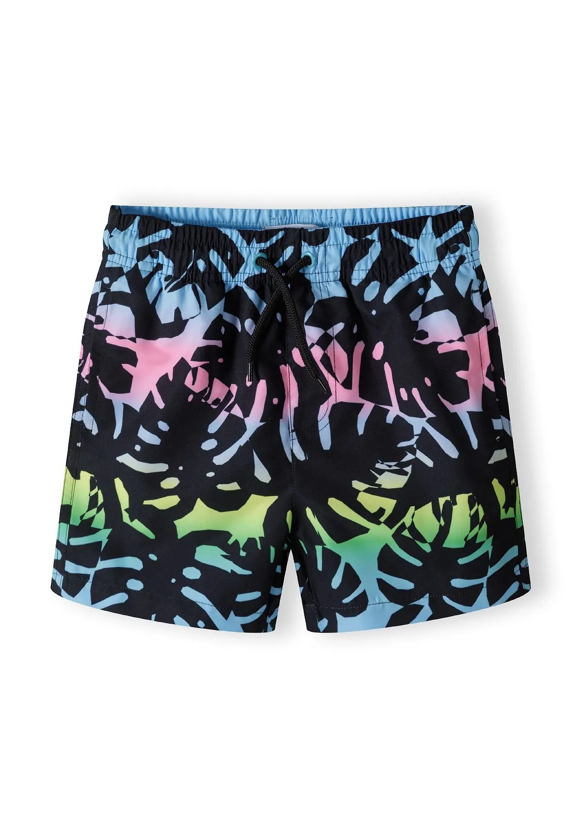 Minoti 42134 badeshorts sort monstera drenge