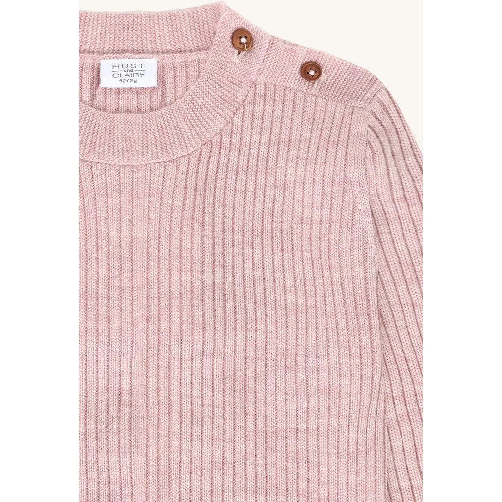 Hust & Claire Pil pullover Heather merino uld