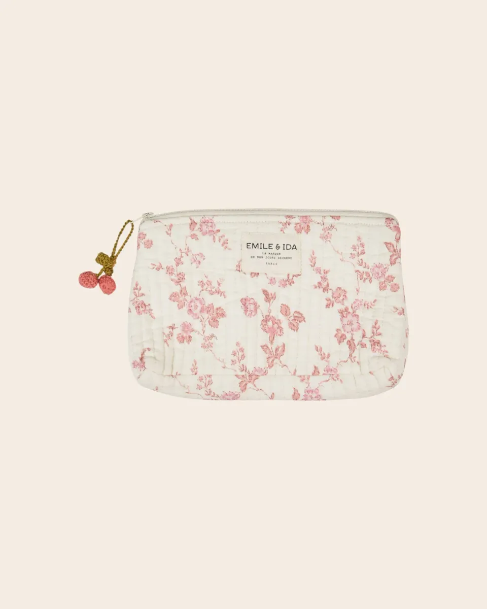 Emile et Ida Rosalie toilettaske ecru 21cm