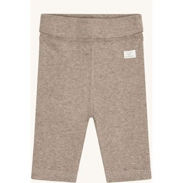 Hust & Claire Luca Pointelle star leggings Biscuit