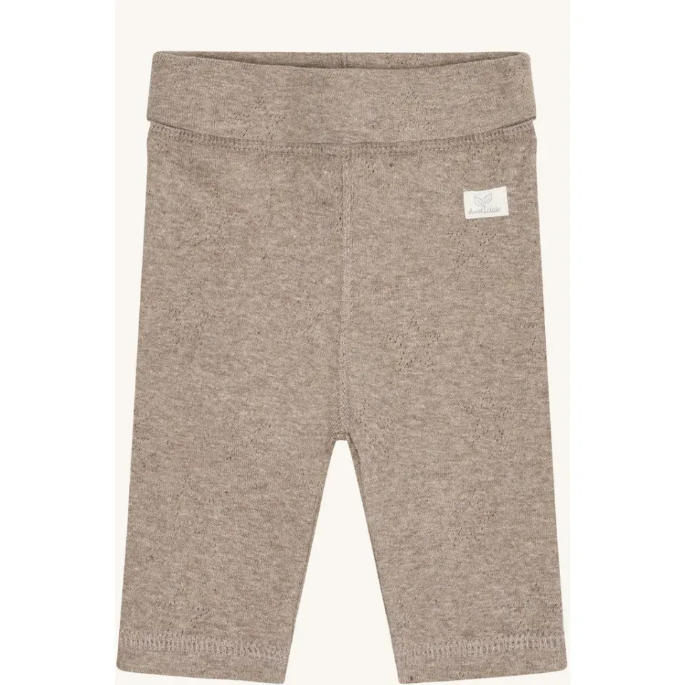 Hust & Claire Luca Pointelle star leggings Biscuit