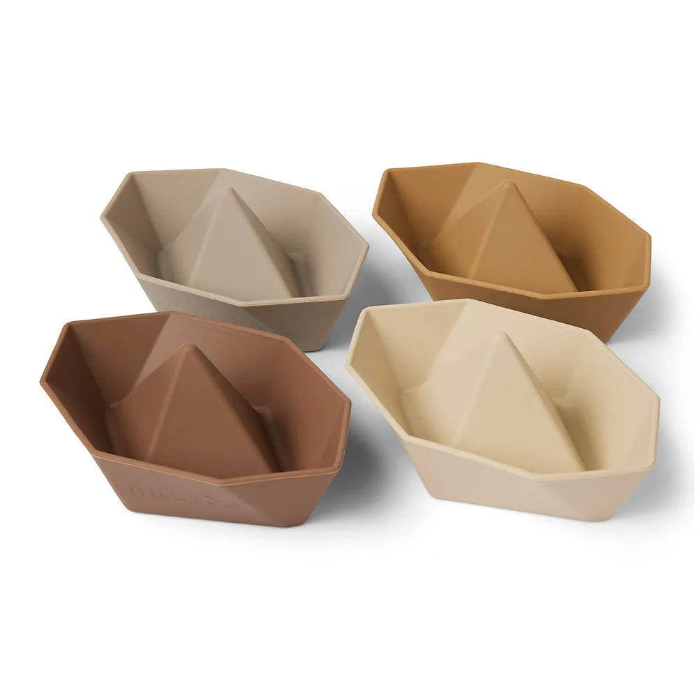 nuuroo Asger både 4-pak brown mix silikone