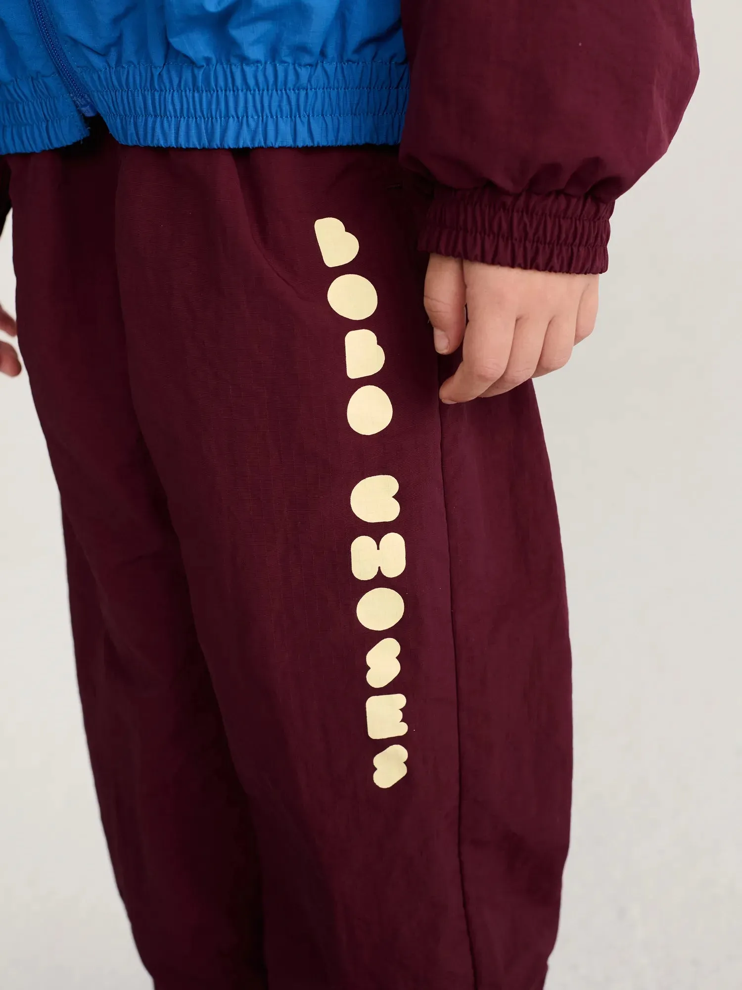 Bobo Choses Bolder tracksuit pants joggingbukser bordeaux