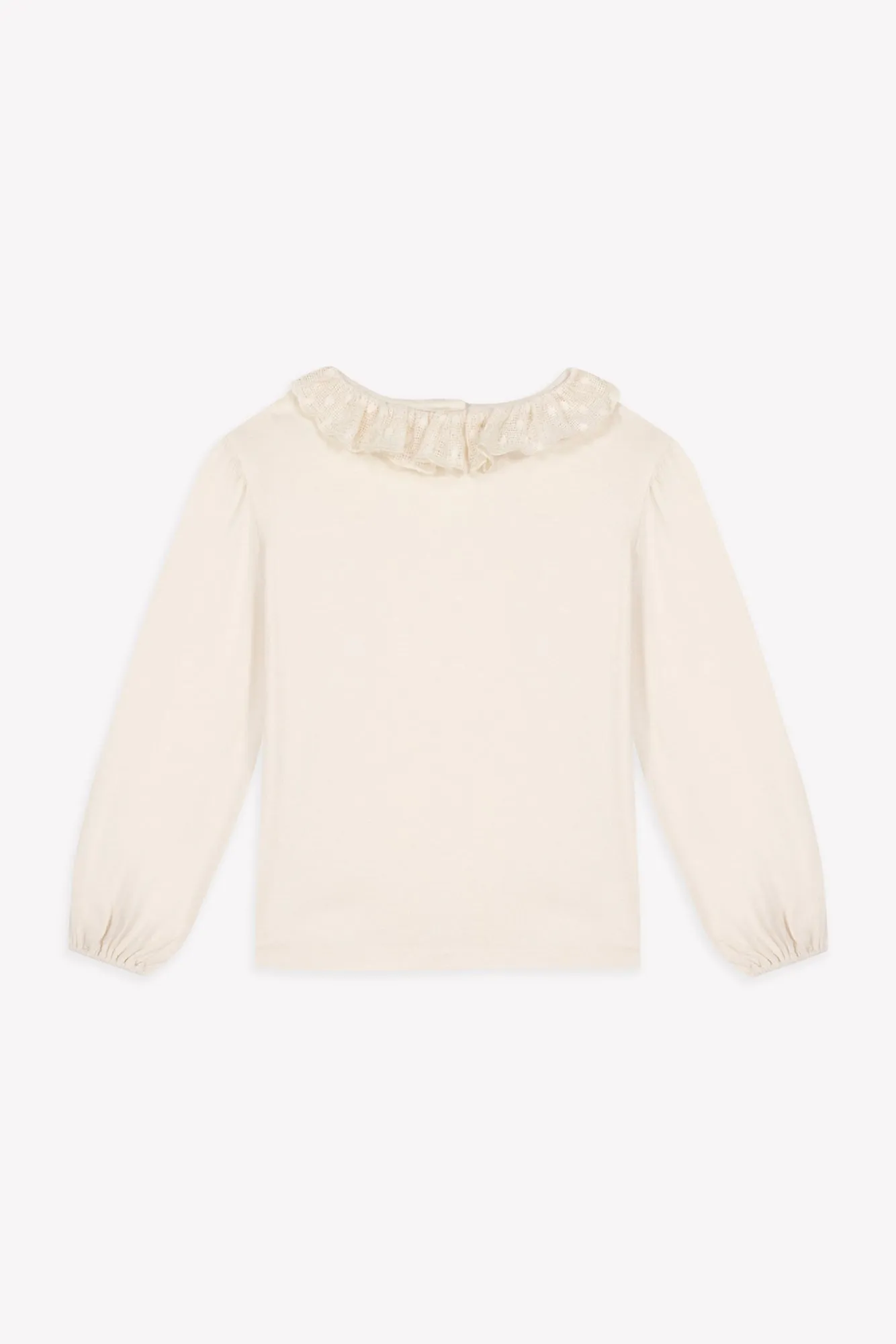Bonton Piris Milk t-shirt ecru bomuld flæse