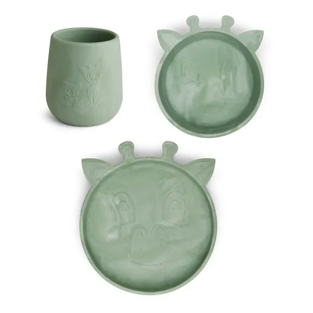 nuuroo Judi servicesæt Light green mix 3 stk silikone