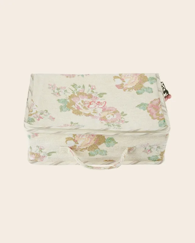 Emile et Ida Antoinette kuffert blomstret jacquard