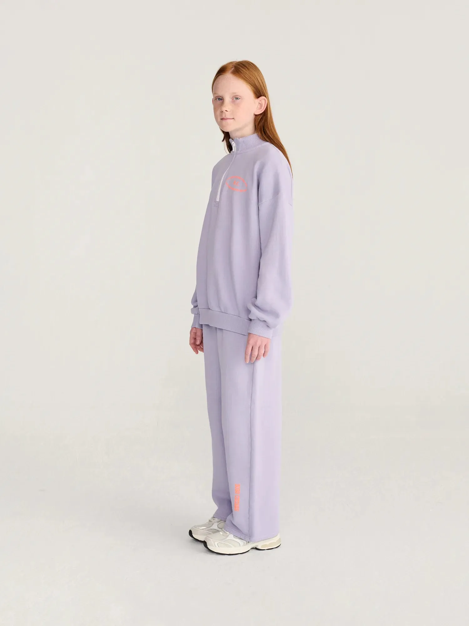 Bobo Choses Mystery BC half zip sweatshirt 2-3Y lilla