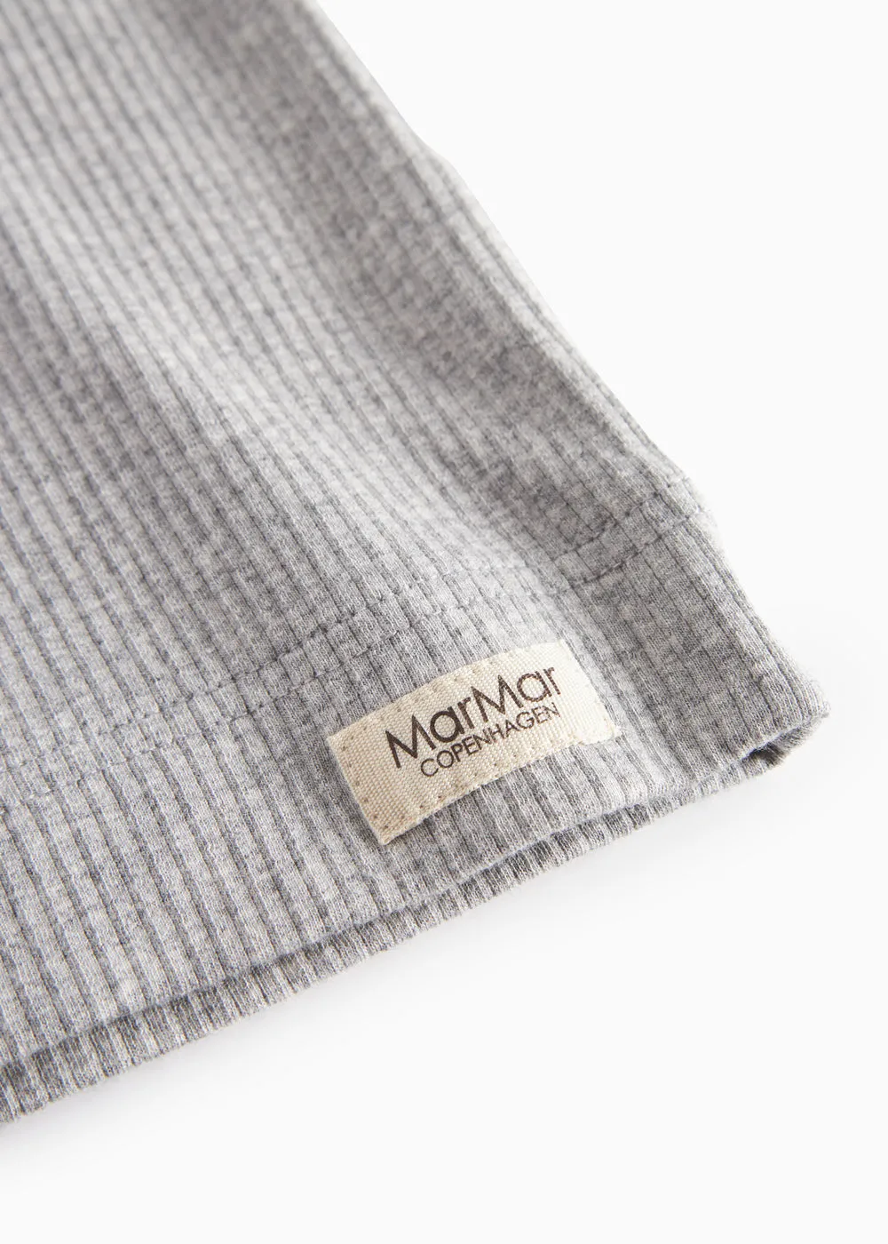 MarMar Tee SS t-shirt Light Grey Melange modal