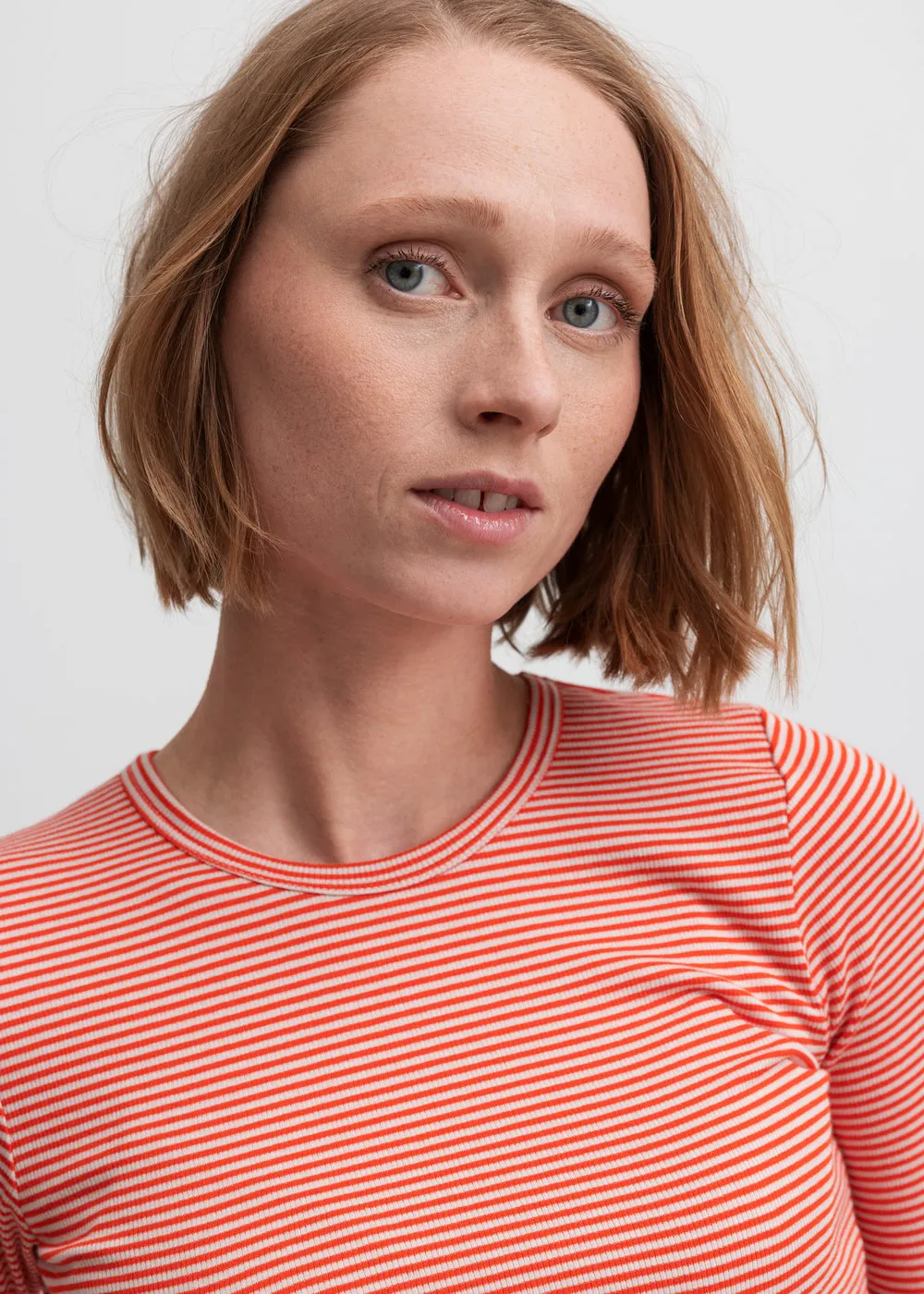 MarMar Tani W Red Stripe t-shirt til kvinder