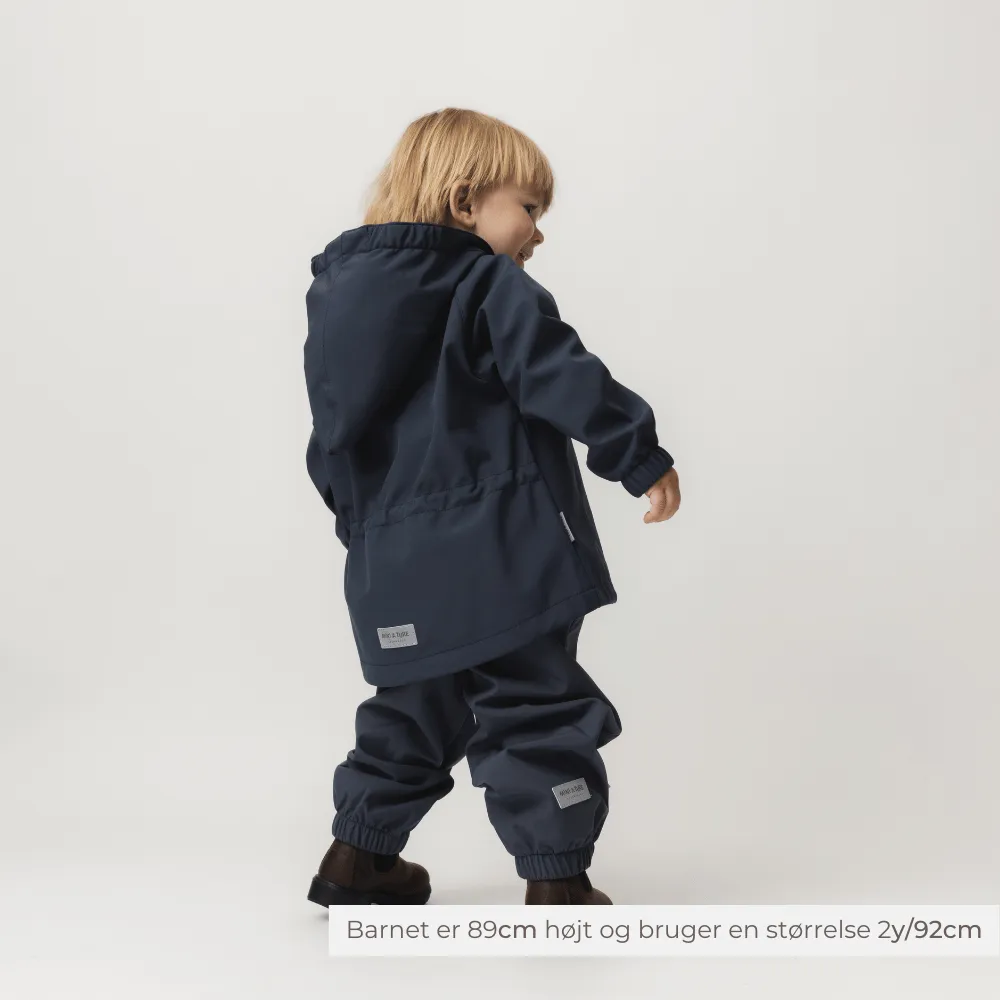 MINI A TURE Wai softshell jakke fleece Ombre blue