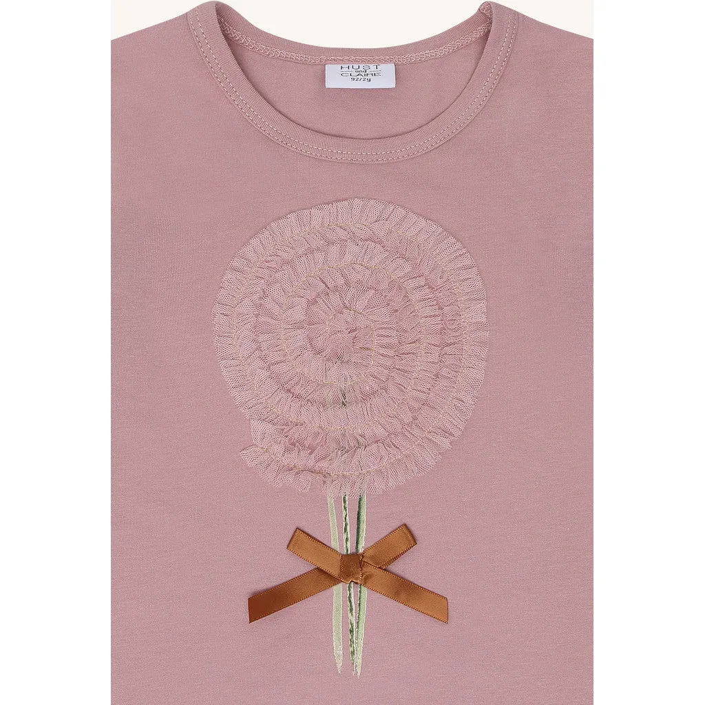 Hust & Claire Alma Swirl T-shirt heather bomuld