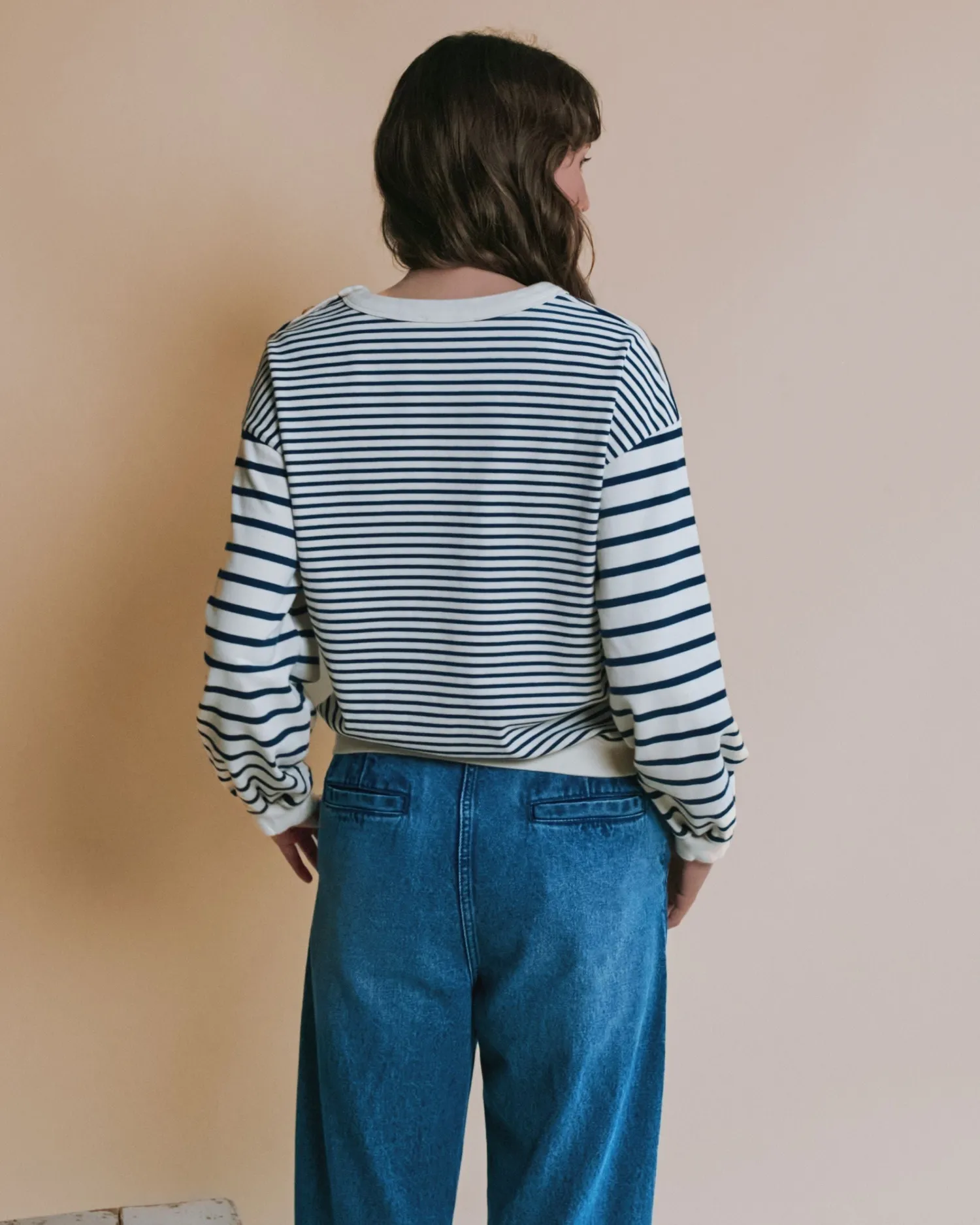 Emile et Ida Eloise sweat marine økologisk