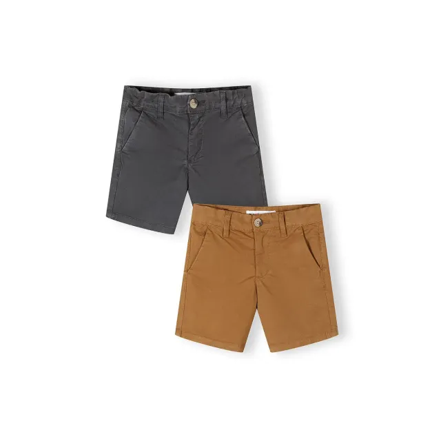 Minoti 44926 chinos shorts 2-pak sand canvas