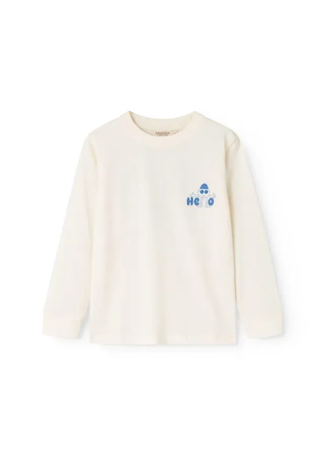MarMar Ted LS bluse Good Times blå print