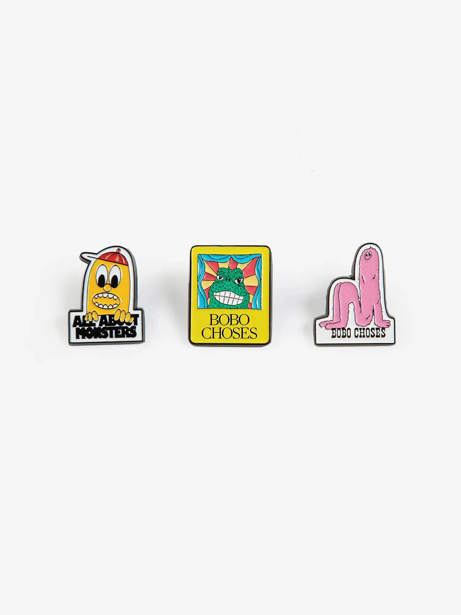 Bobo Choses All About Monsters pins One Size multifarvet metal