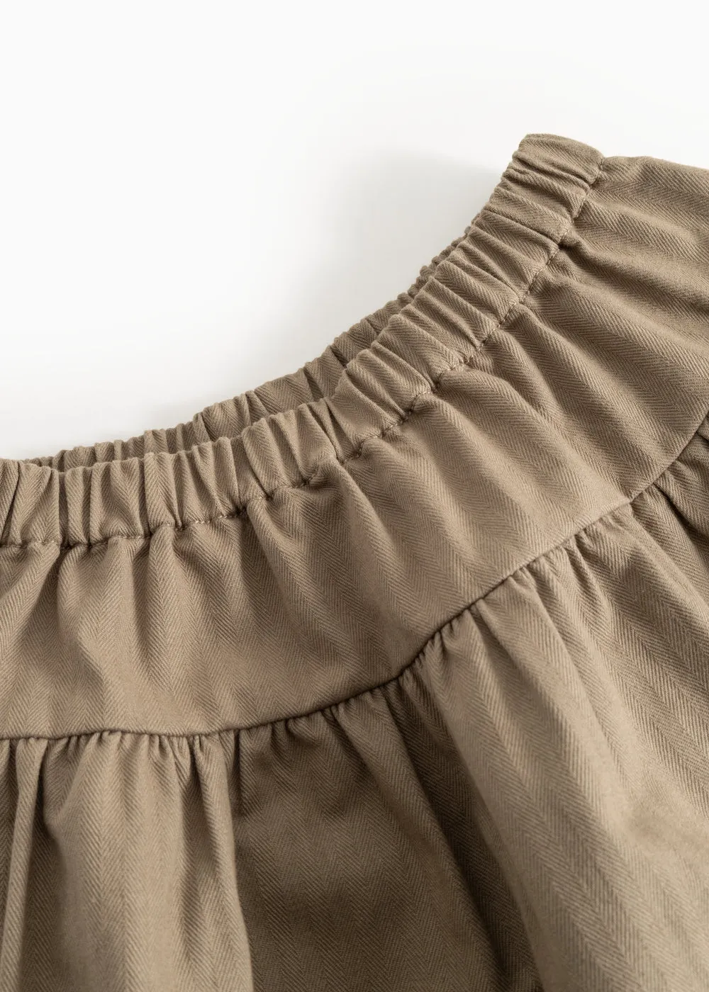 MarMar Sylvia L nederdel Mud brun twill