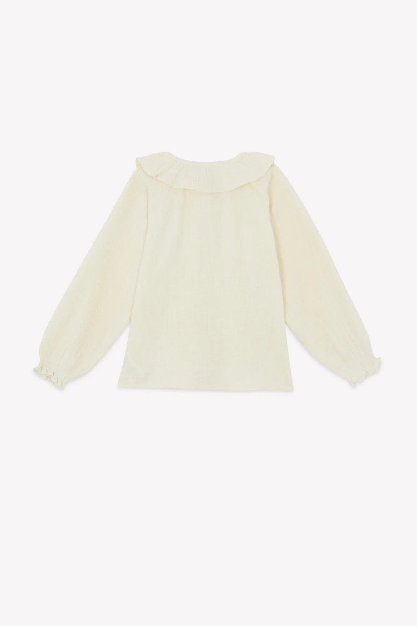 Bonton Solange Ecru bluse ecru bomuldsgaze