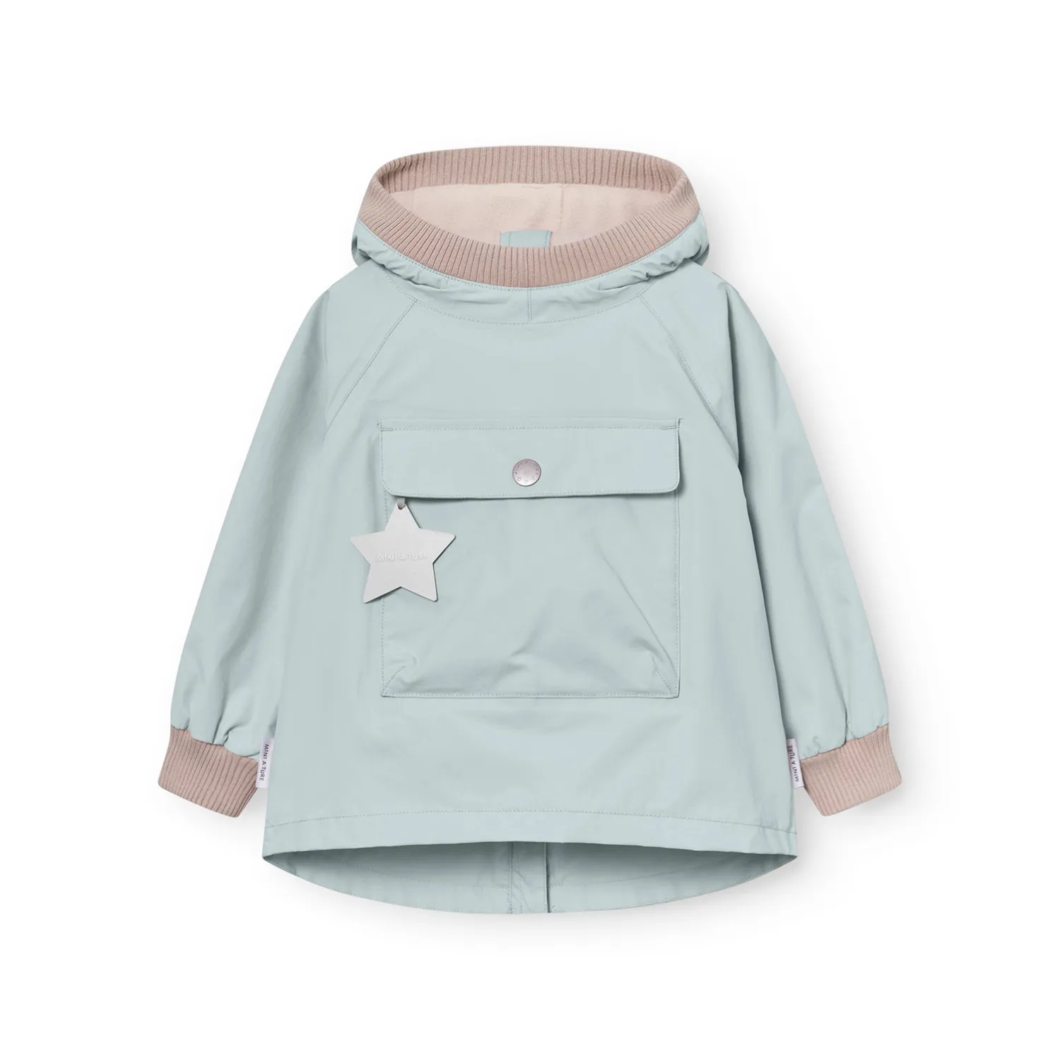 MINI A TURE MATBABYVITO anorak Cloud blue fleeceforet