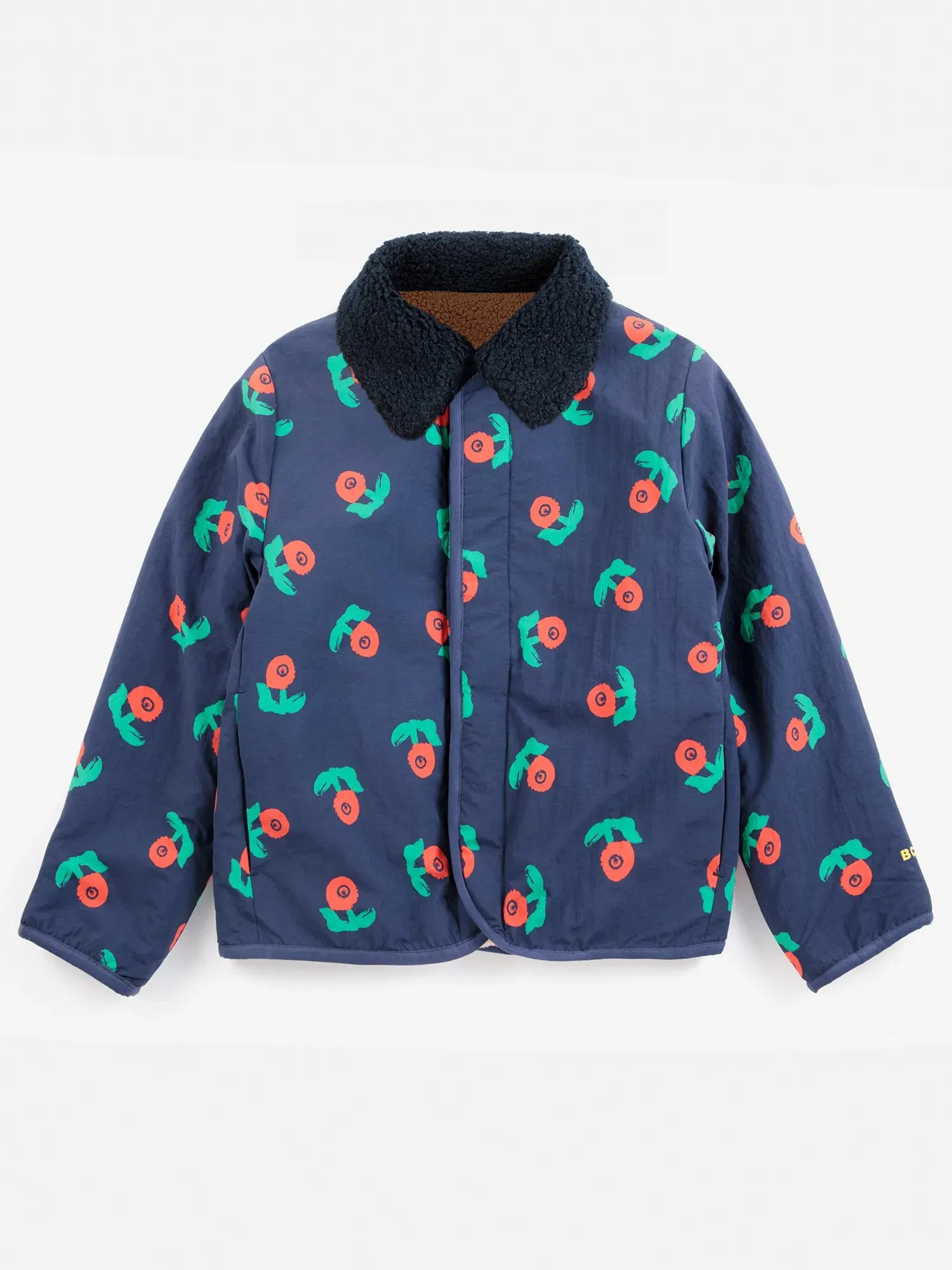 Bobo Choses Stamp Bloom All Over vendejakke navy