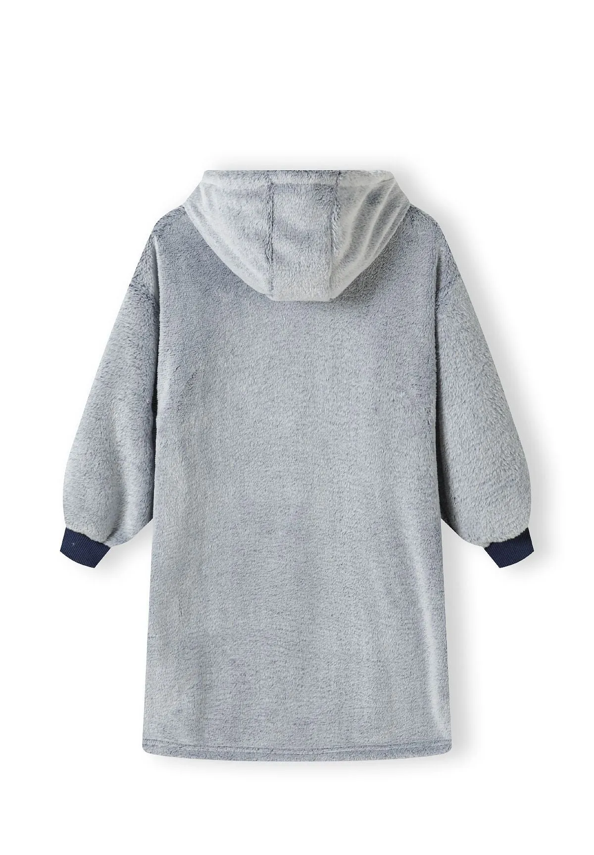 Minoti 41547 oversize hoodie mørkeblå fleece