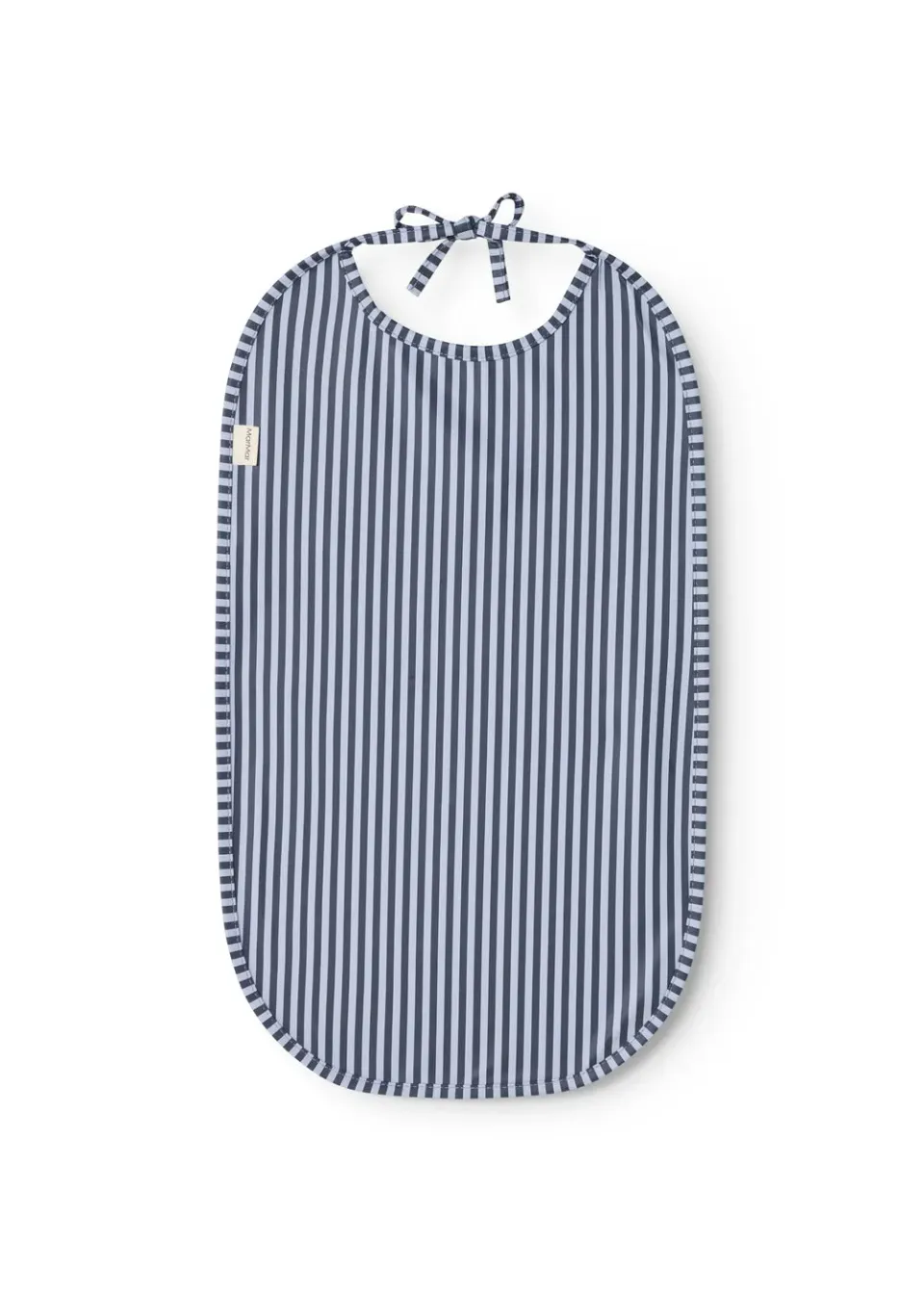 MarMar Bib Long spiseforklæde Blue Stripes vandafvisende