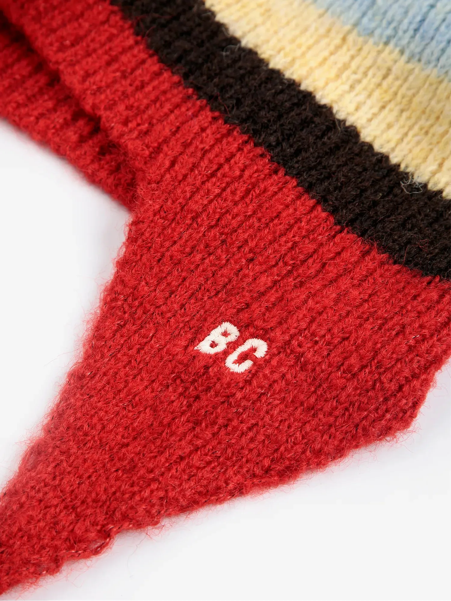 Bobo Choses stribet hue flerfarvet uldblanding HEAD48