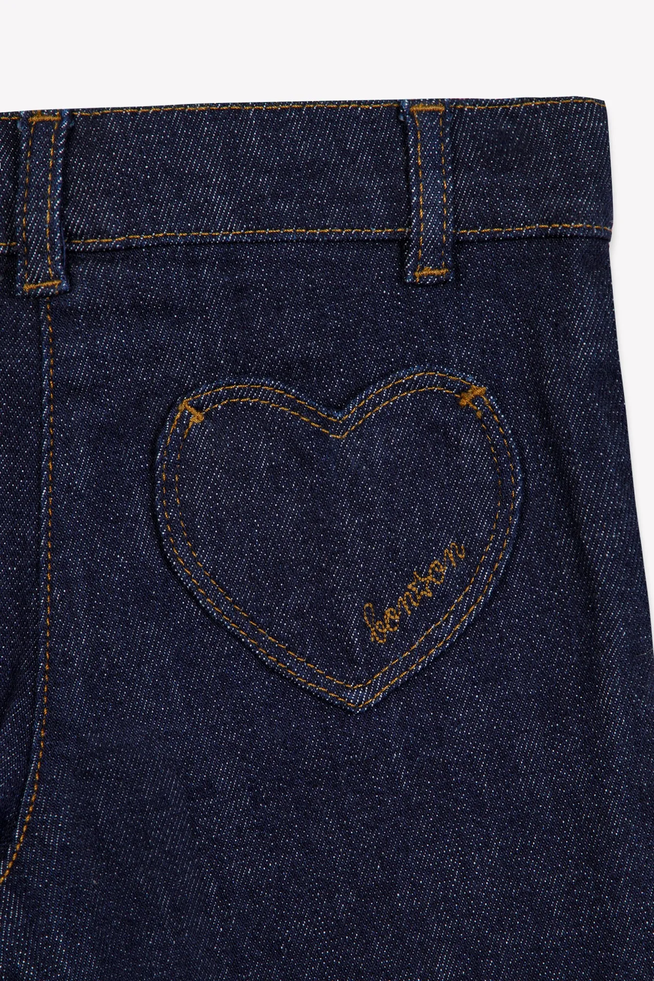Bonton Paradis Denim jeans flare hjerte denim
