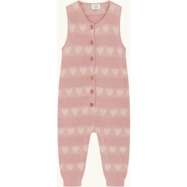 Hust & Claire HCMonly Jacquard heldragt dusty rose