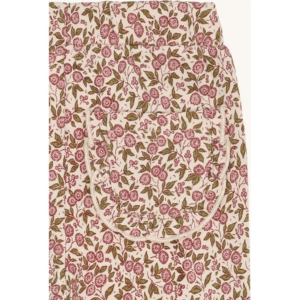 Hust & Claire Trine Flora joggingbukser French Oak økologisk bomuld
