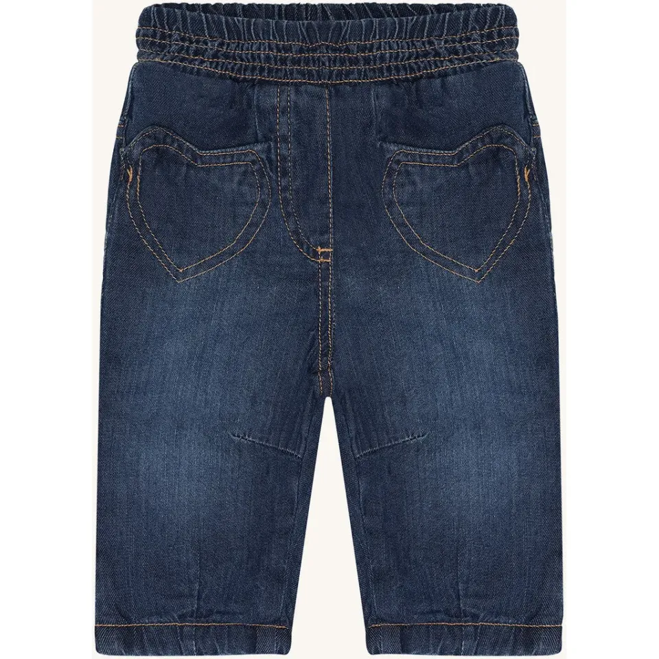 Hust & Claire Tilde Jeans shorts Blue Denim bomuld