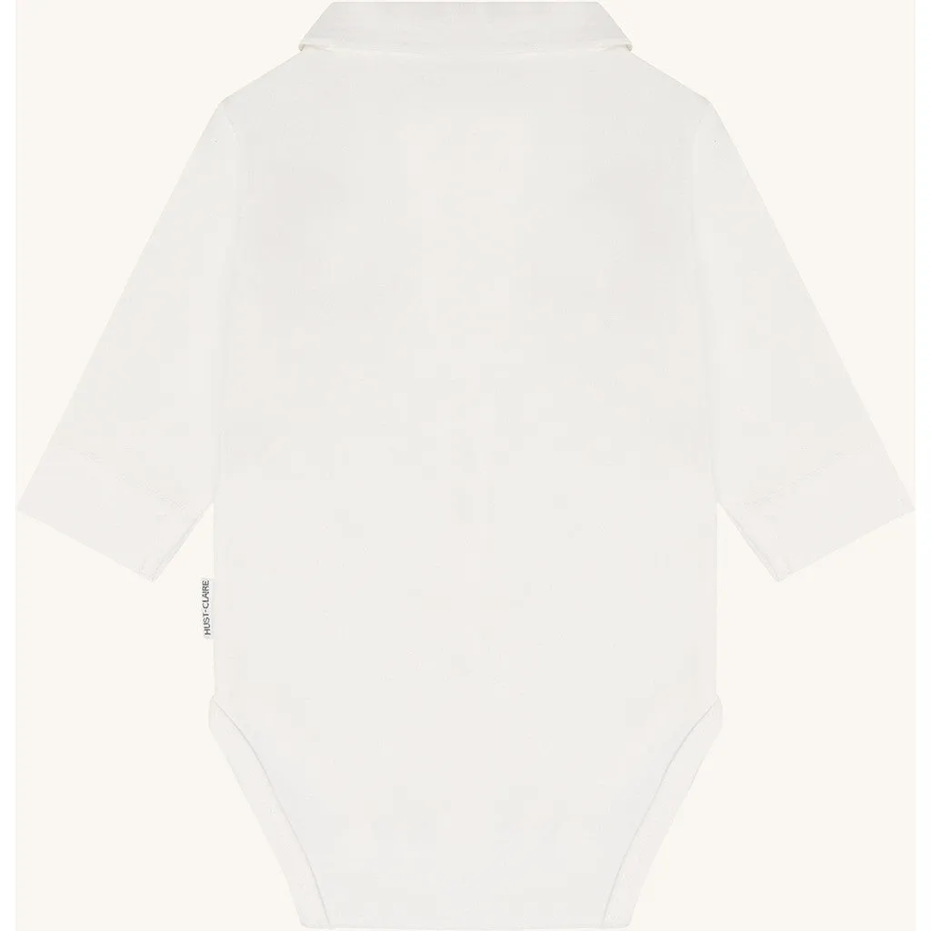 Hust & Claire Baba Collar body Ivory økologisk
