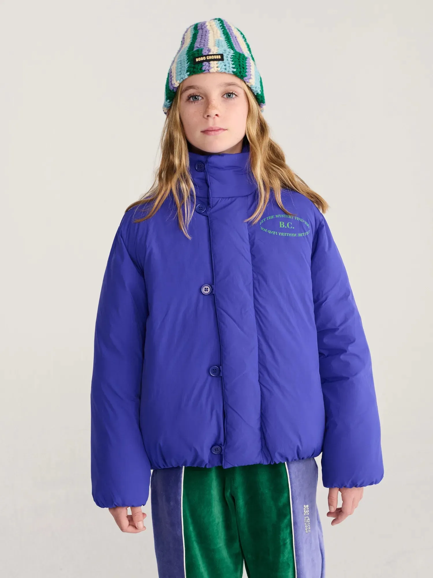Bobo Choses Mystery BC anorak 2-3Y blå recycled