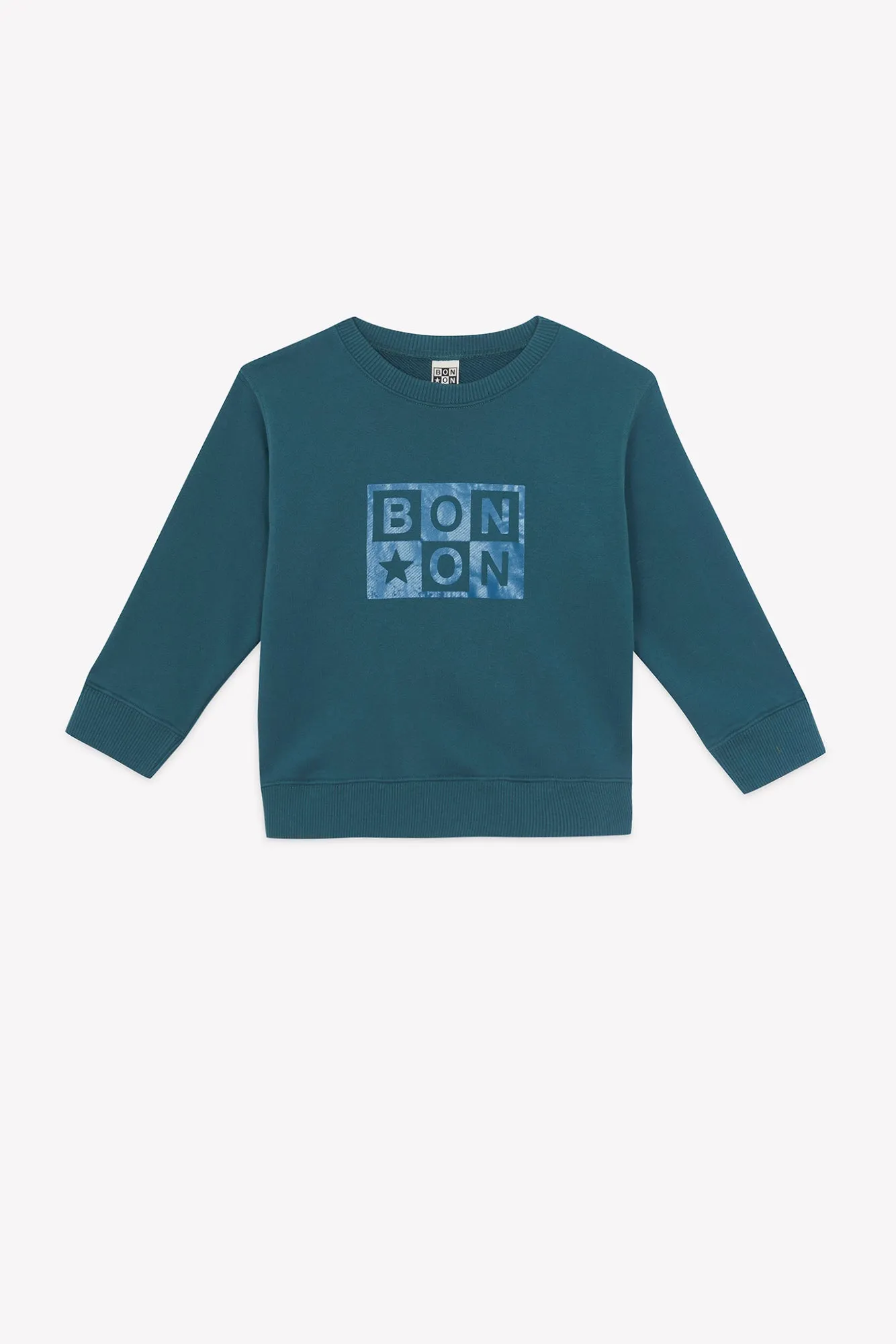 Bonton Smile sweatshirt blue lake dreng