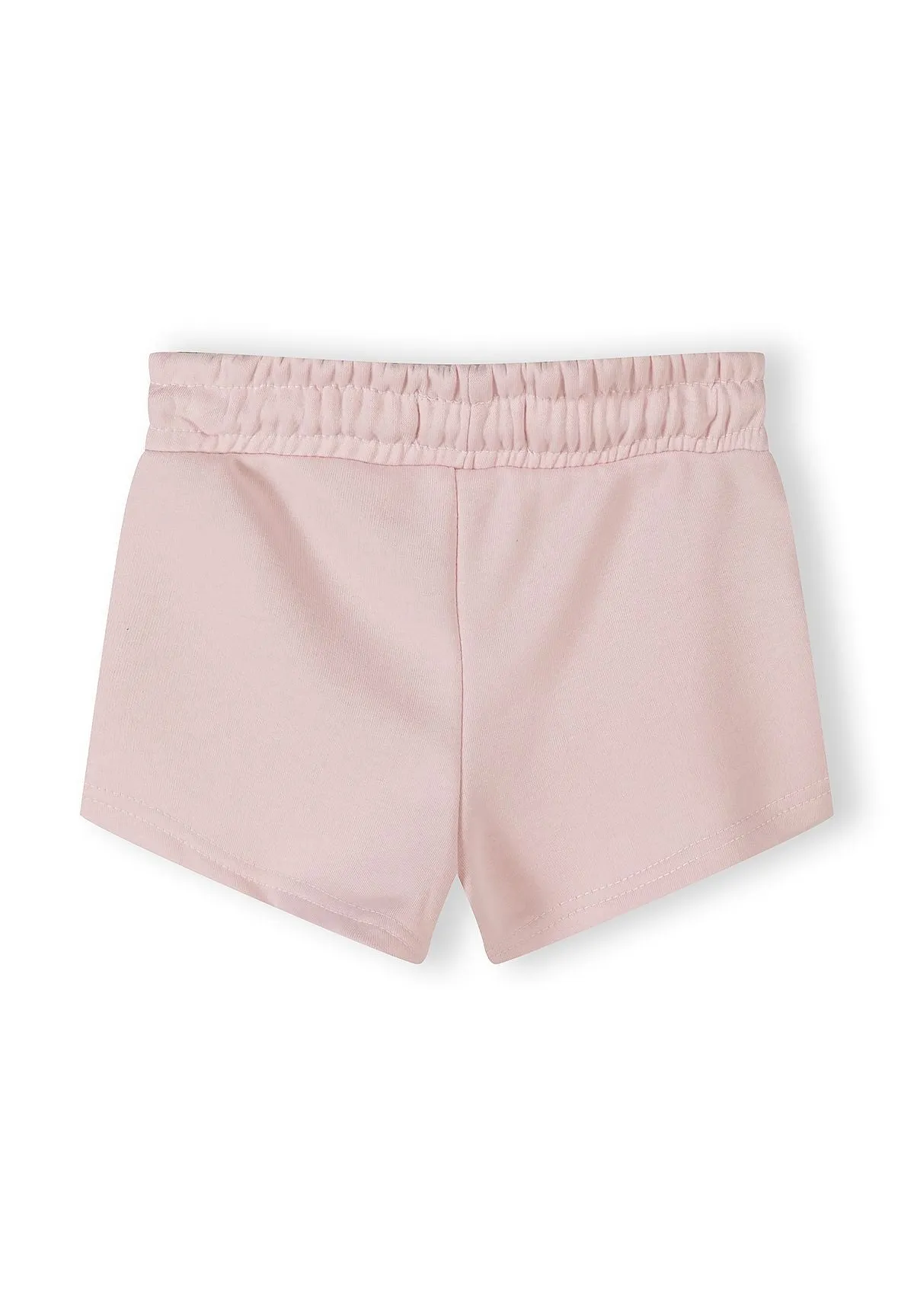 Minoti 44759 sweatsæt lyserød shorts 2 dele