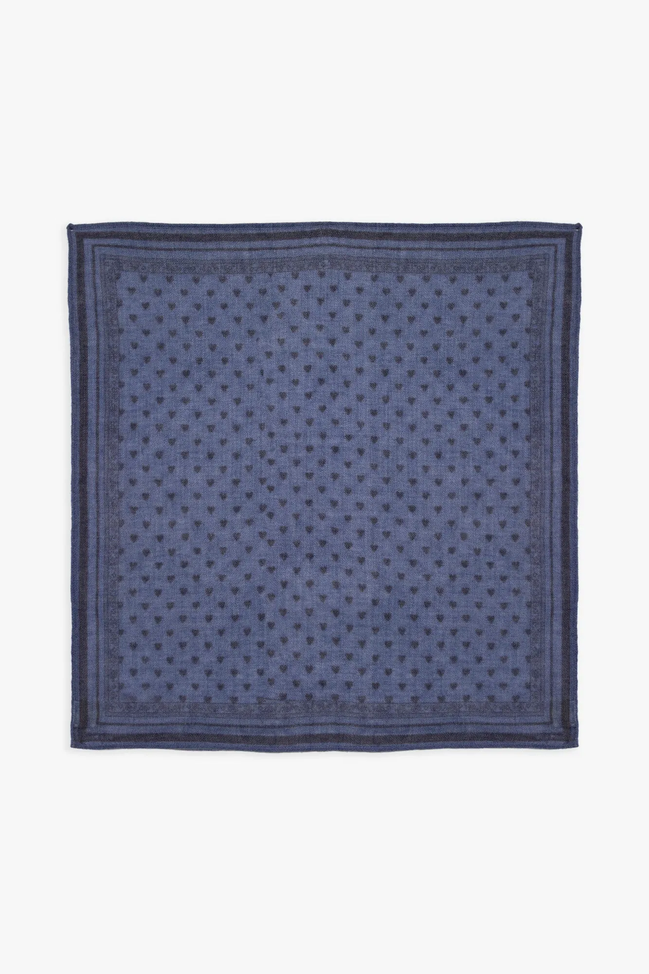 Bonton Foulove tørklæde blue sea uld